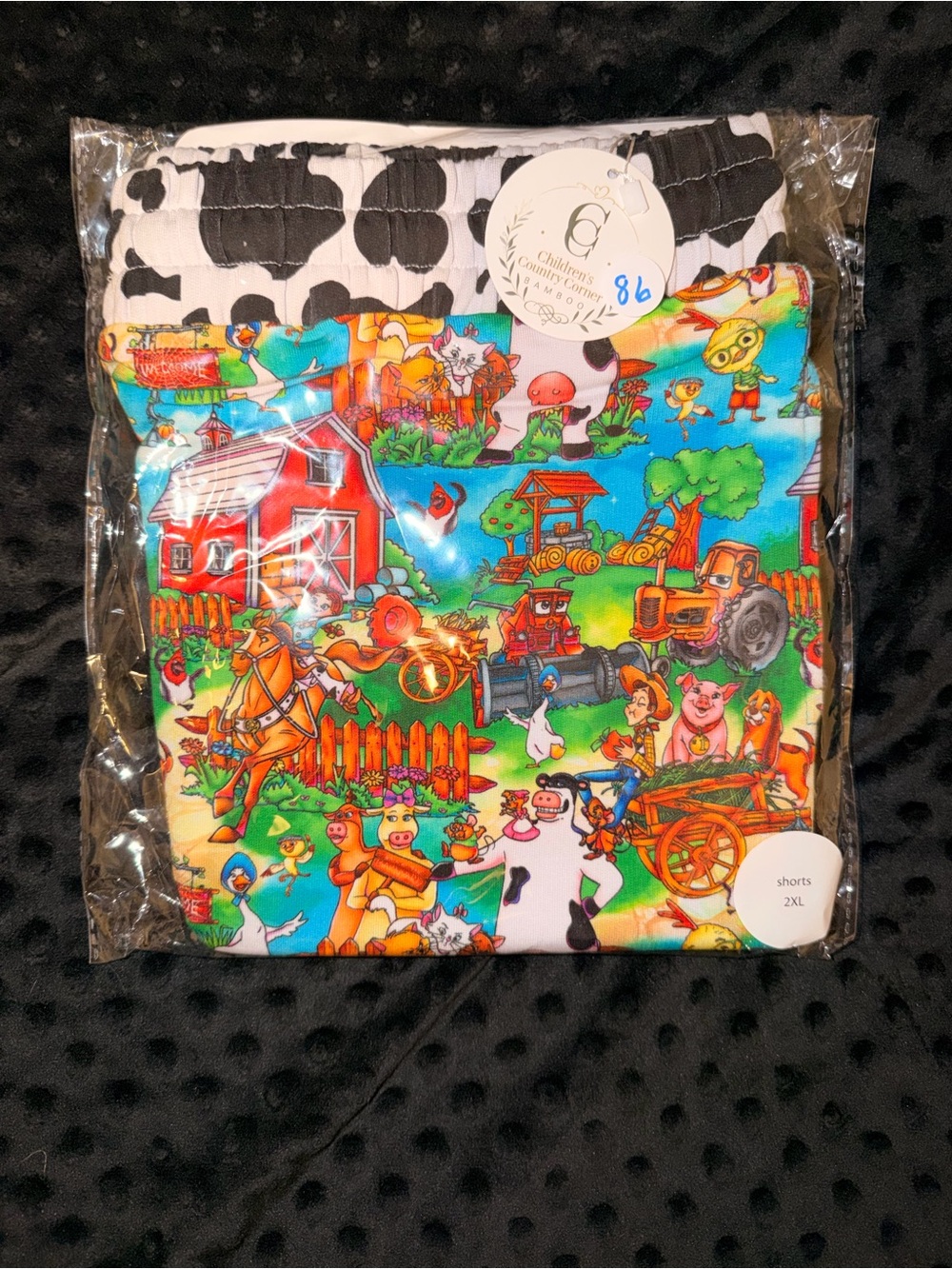 Barnyard Print Women’s Shorts - Colorful Multi